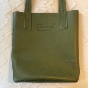 Hunger for target green rubber tote